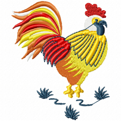 Chickens And Roosters Embroidery Design 1 Chickens And Roosters Embroidery Design 1